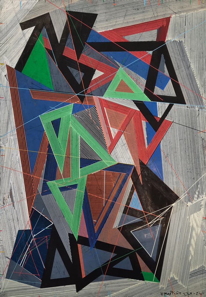 Algunhas das últimas obras do pintor compostelán